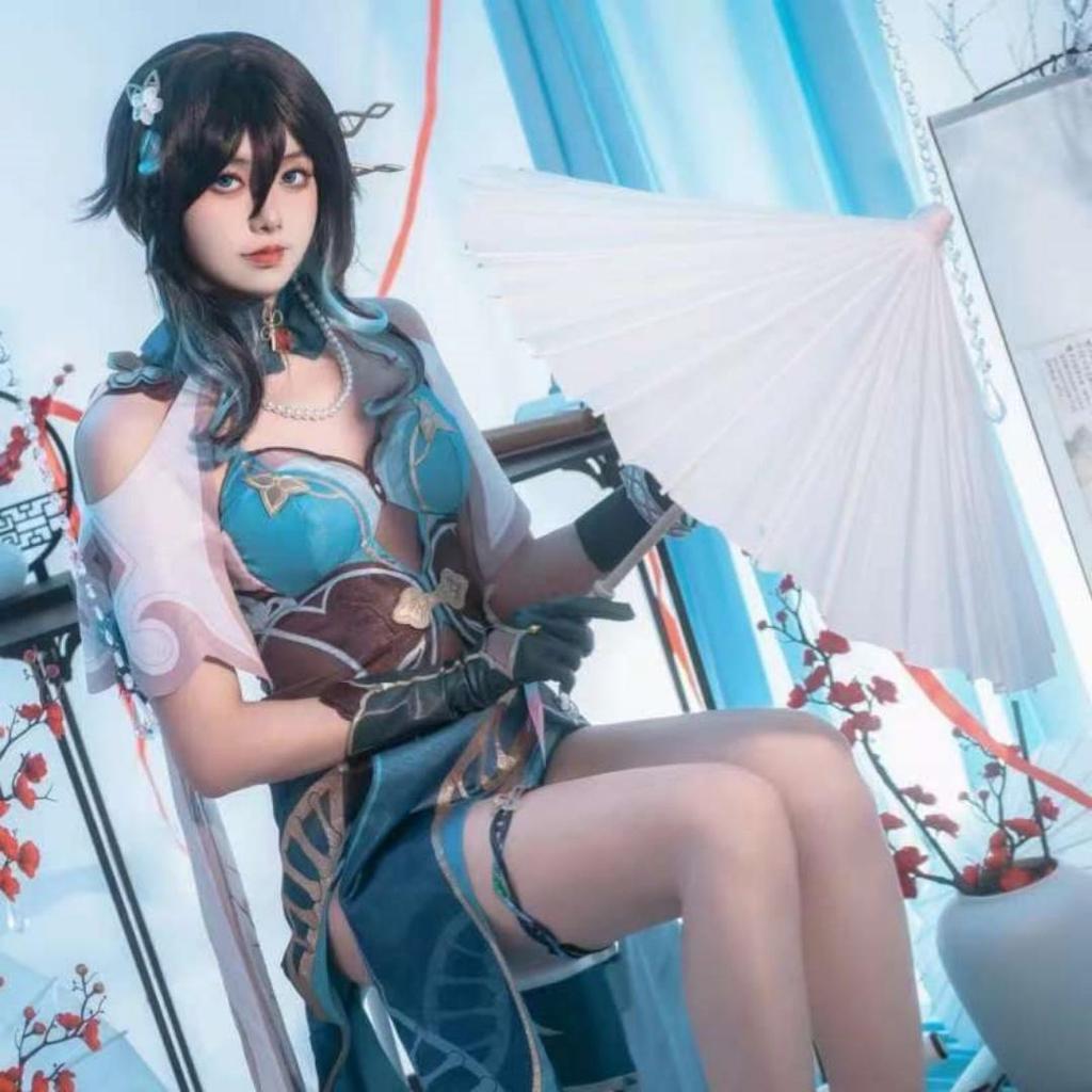 Rruan Mei Cosplay Costume Honkai Star Rail Carnival Uniform Anime Halloween Costumes Game