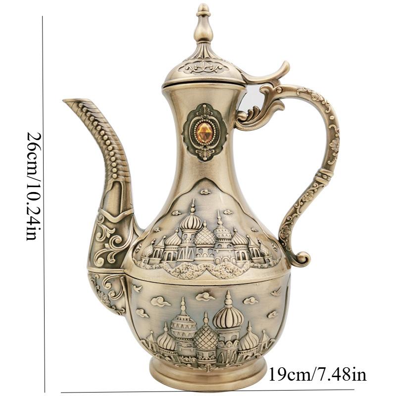 

Металевий глечик для алкогольних напоїв домашній елітний старовинний ностальгічний старовинний генераційний креативний бронзовий глечик весільна класична прикраса