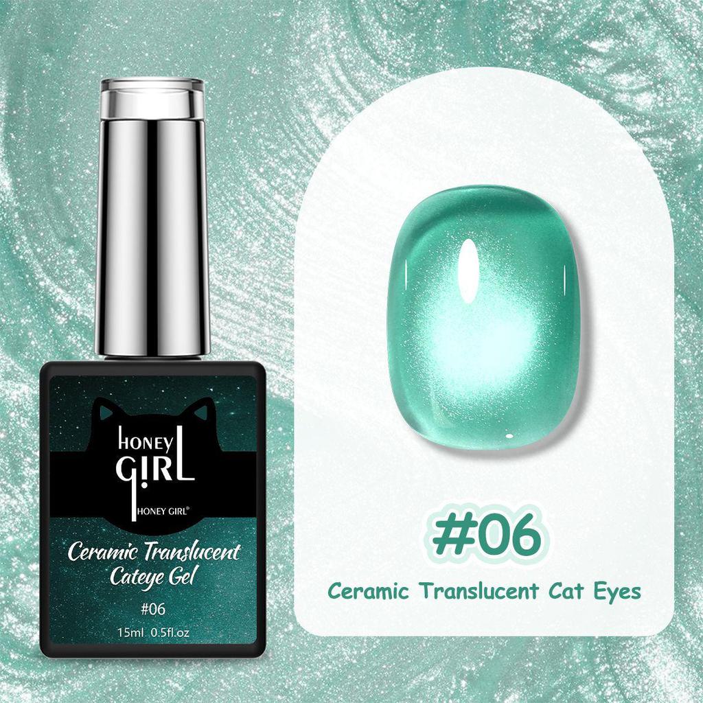 Dopamine 36-Color Dreamy Blooming Cat Eye Gel: Long-lasting, Peelable, No-Bake Magnetic Nail Gel