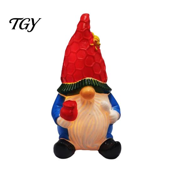 Vinyl Desktop Nightlight Christmas Night Light, Santa Snowman Elk Bell Figurine Lamp, Glowing Holiday Home Decor Gifts LED Tabletop Decor, Festive
