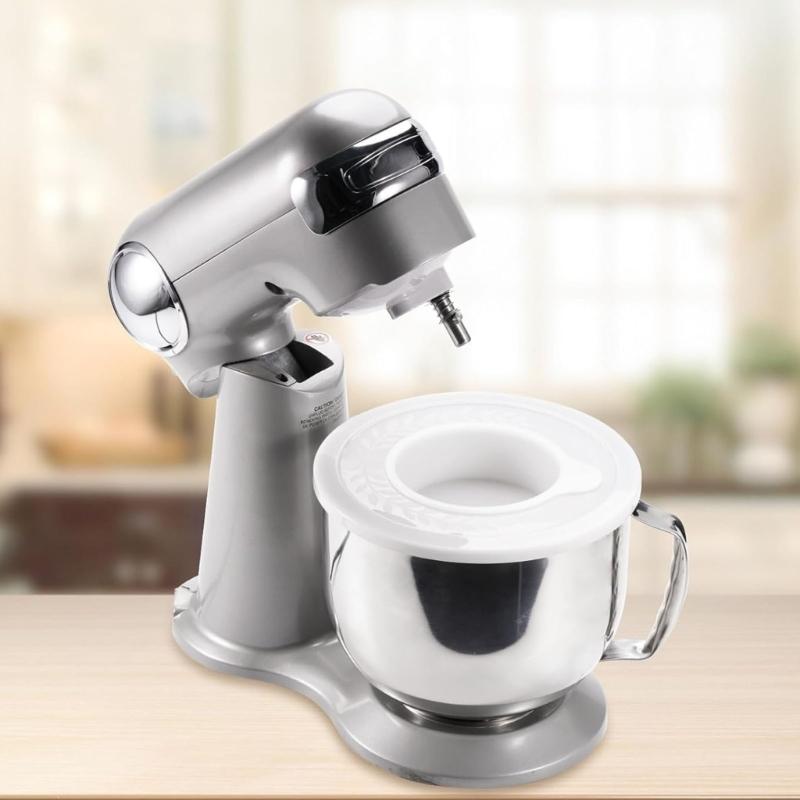 2PCS Mixing Bowl Covers Dustproof Design Reduces Ingredient Splatter Keeps Counter Clean During Baking Prep for 4.5-5QT