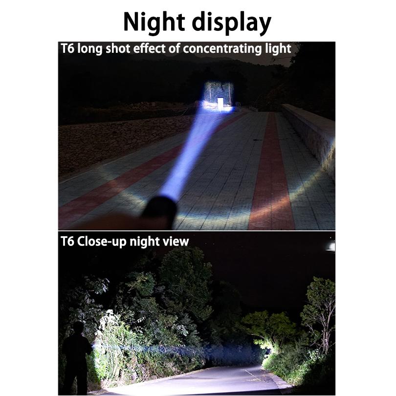 Powerful Flashlight Mini Usb Rechargeable Battery High Power Led Flashlamp Tactical Camping Self Defense Mini Led Flashlights