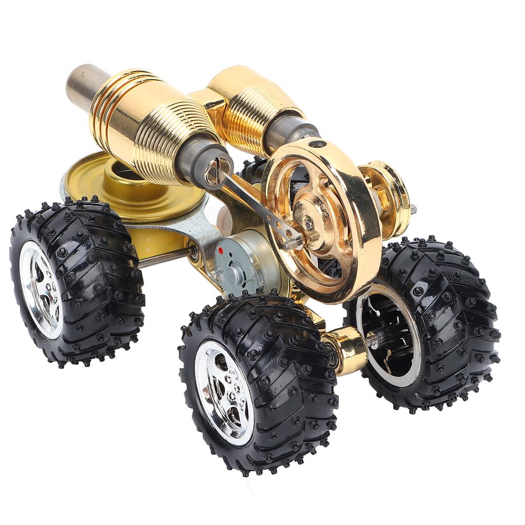 Stirling Car Engine Model Miniature External Combustion Power Exquisite Physics Science Kit for Expe