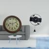 Elegant Birdsong Round Wall Clock Minimalist Art Acrylic Decorative Hanging for Dining Room