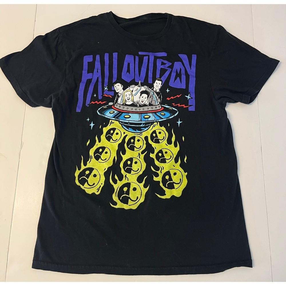 

Новая Популярная Футболка Fall out boy Подарок Для Фанатов Унисекс Все Размеры TH148 Унисекс Футболка M