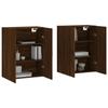 VidaXL Wall Cabinets 2 Pcs Brown Oak 69.5x34x90 Cm 3195642