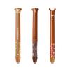 2 In 1 Erasable Gel Pen Cartoon Animals 0.5mm Blue Red Magic Ink Smooth Writing Washable Handle Office School Writing Stationery