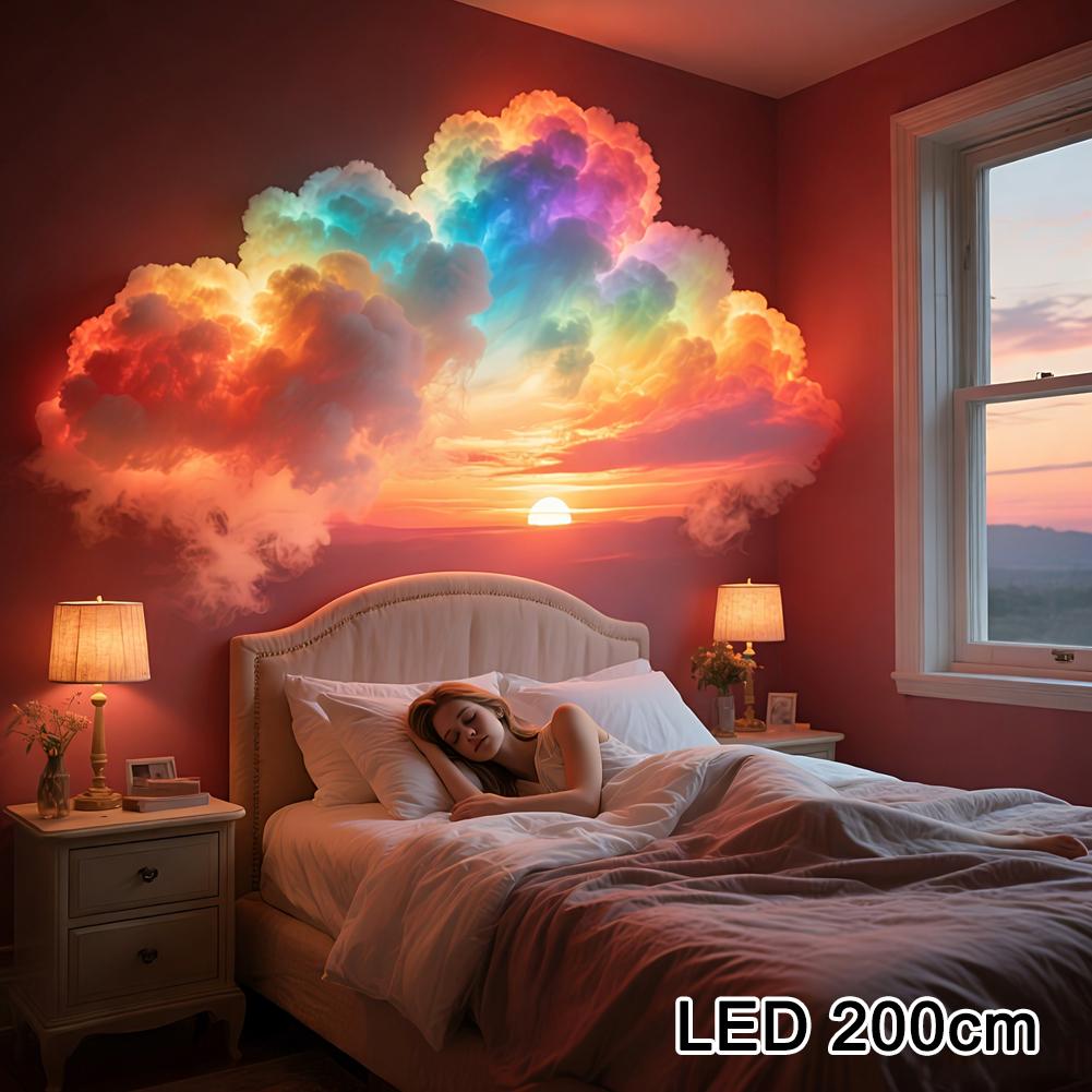 

DIY 3D Wall Ceiling Light Voice Activated Multicolor Changing Strip Lights for Adults and Kids Indoor Home Bedroom