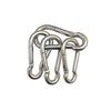 Industrial-Grade 316 Stainless Steel Spring Hook Carabiner for Outdoor Climbing