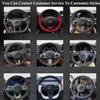 Genuine Leather Suede Car Steering Wheel Covers Braids for Mercedes-Benz a 45 C E S 43 63 CLA AMG CLS SLC GLA GLE GLS