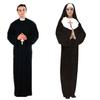 Costume de Jésus pour Halloween, Prêtre Masculin de Drame Mythologique, Costume de Marie Les vêtements de prêtre et de nonne sont vintage