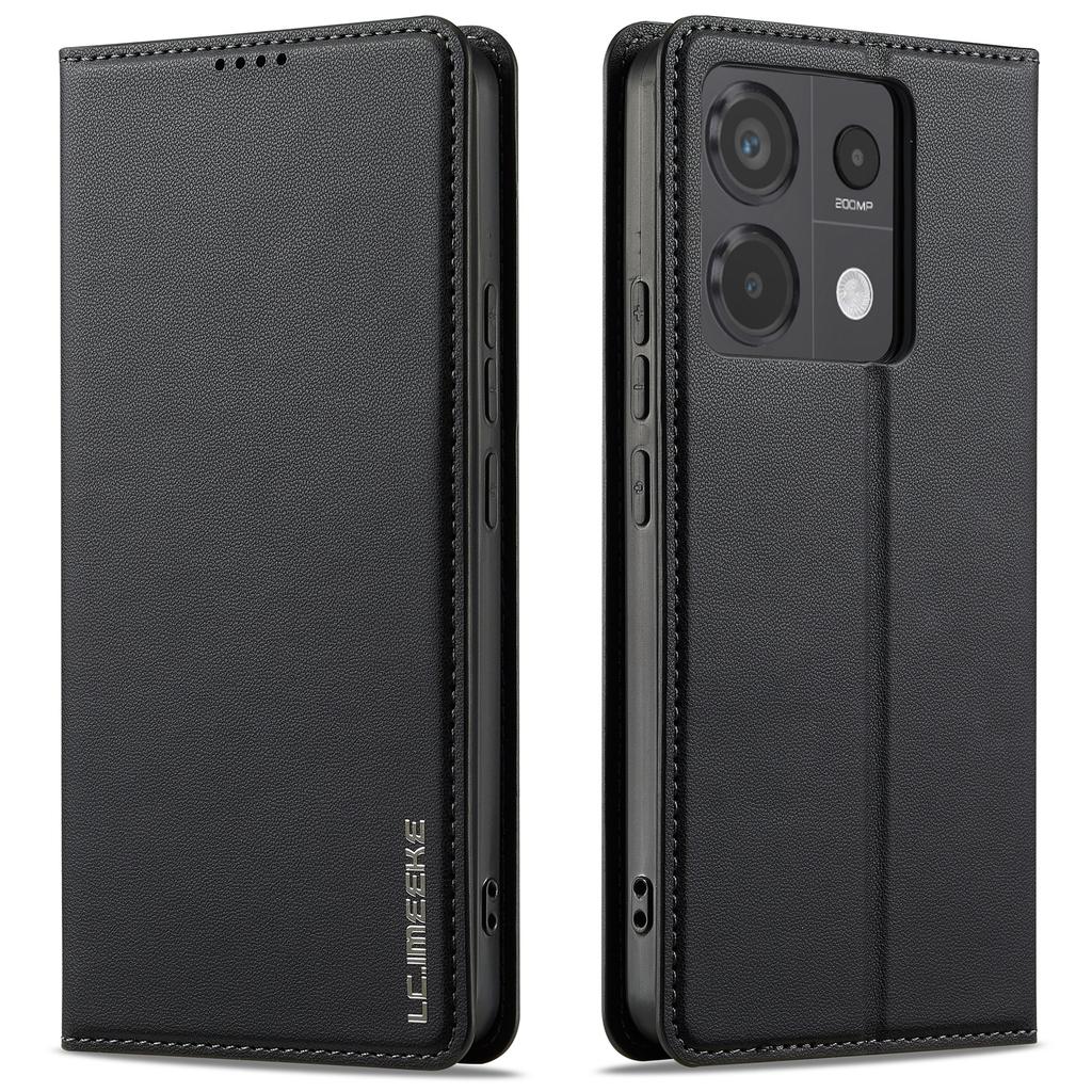 LC.IMEEKE L1 Series for Xiaomi Poco X6 5G/Redmi Note 13 Pro 5G Case PU Leather Wallet Stand Phone Cover