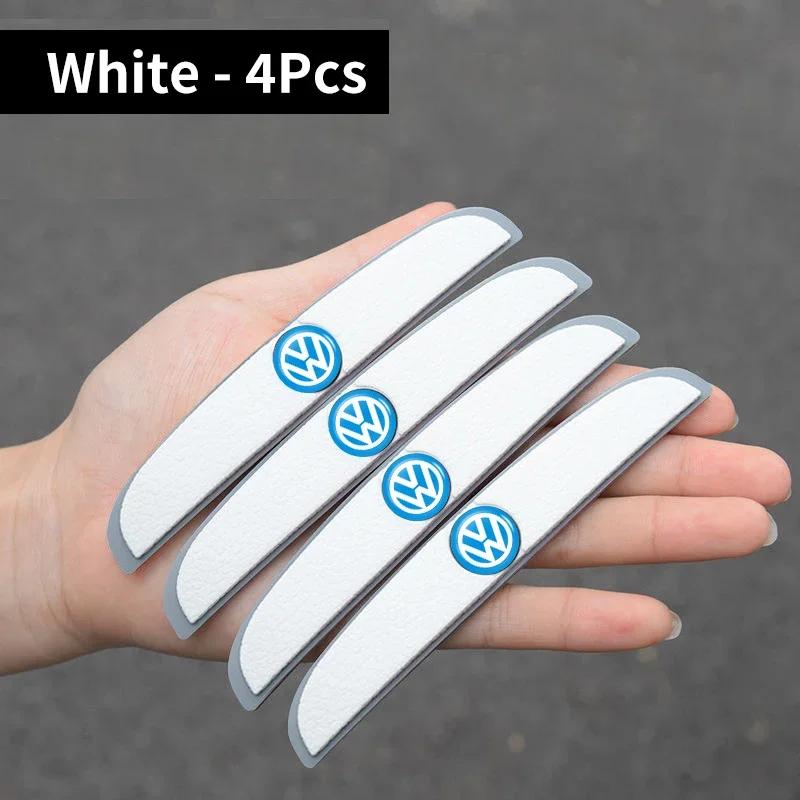 4 Piezas Protectores de Borde de Puerta de Coche Tiras Adhesivas Para Volkswagen VW Scirocco Jetta Beetle Golf Passat Polo Tiguan Sharan Touran