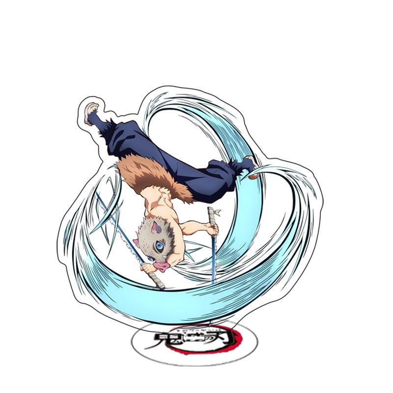 Demon Slayer Anime Acrylic Stand Kimetsu No Yaiba Kamado Tanjirou Hashira Giyuu Action Figure Desk Model Toy