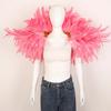 Carnival Costume Decorative Accessories Luxury Feather Shawl Party Cosplay Scarf Fashion Show Runway Performance Elegant Apparel