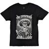 The Offspring 'Jumping Skeleton' Black T Shirt - NEW