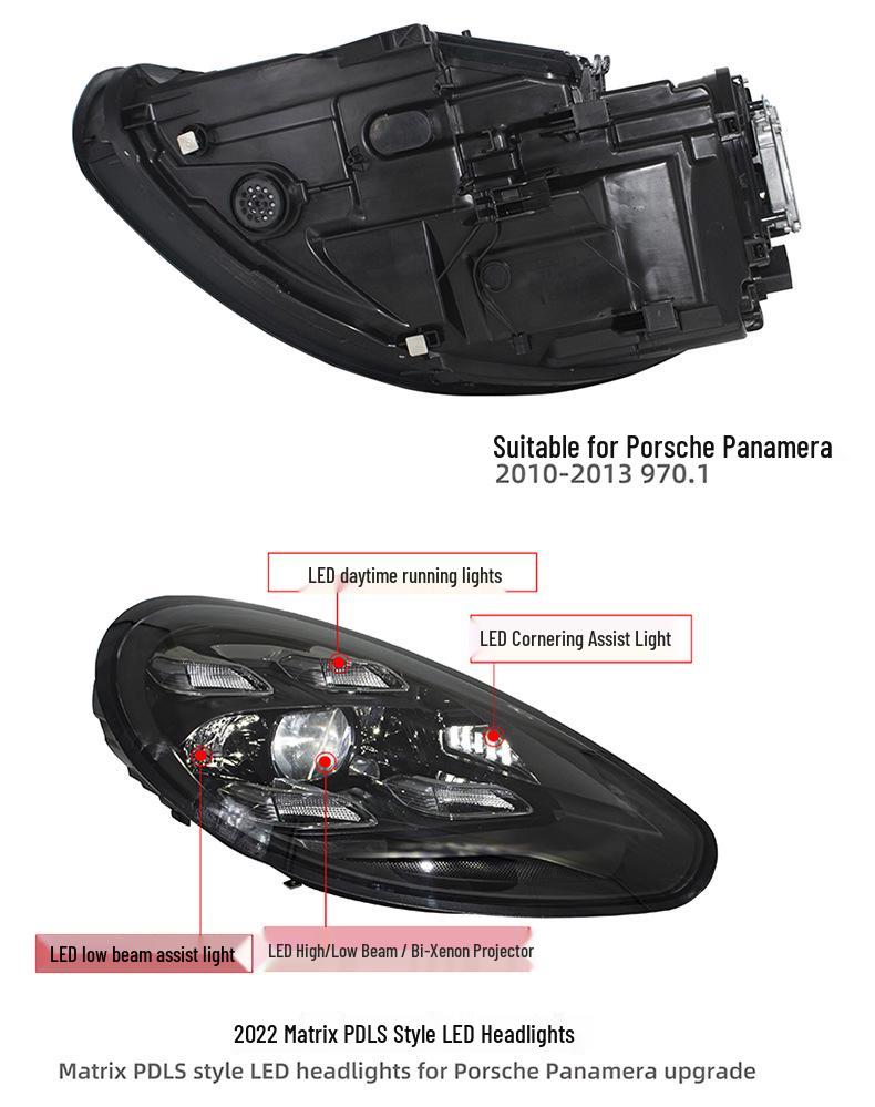 Matrix LED Headlights for 2010-2013 Porsche Panamera 970.1