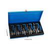 Multiple Sized Thread Repair set 131pcs with High Speed Steel Inserts Precisions Thread Repair set for Mechanical Fixes
