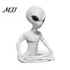 Stable Base Ornament 3D Printed Alien Model, Funny Yoga Zen Statue for Bay Window Decoration Room, Meditation Space, Living Office Decor, Gift Sci-Fi