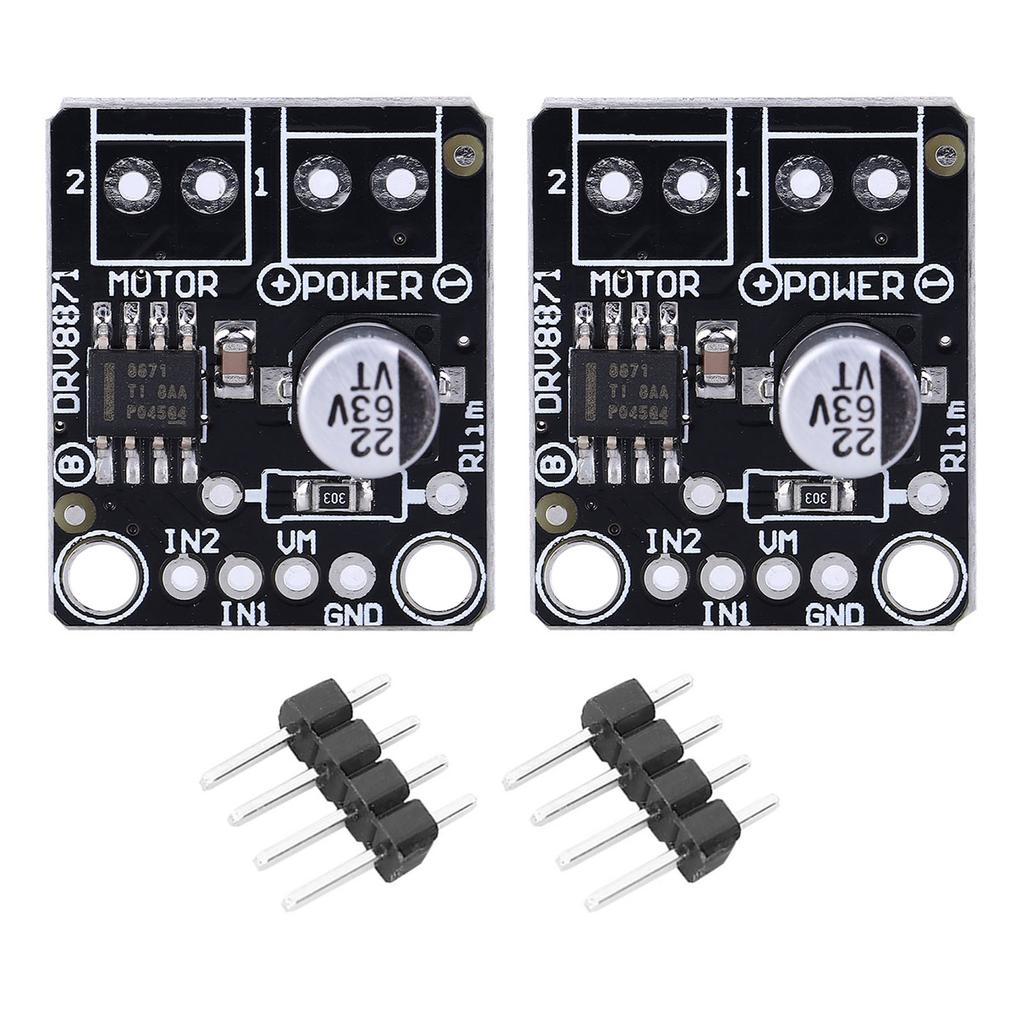 2 Set Motor Driver Module DC 3.6A H Bridge PWM Controller PCB with Various Guard Pin Headers