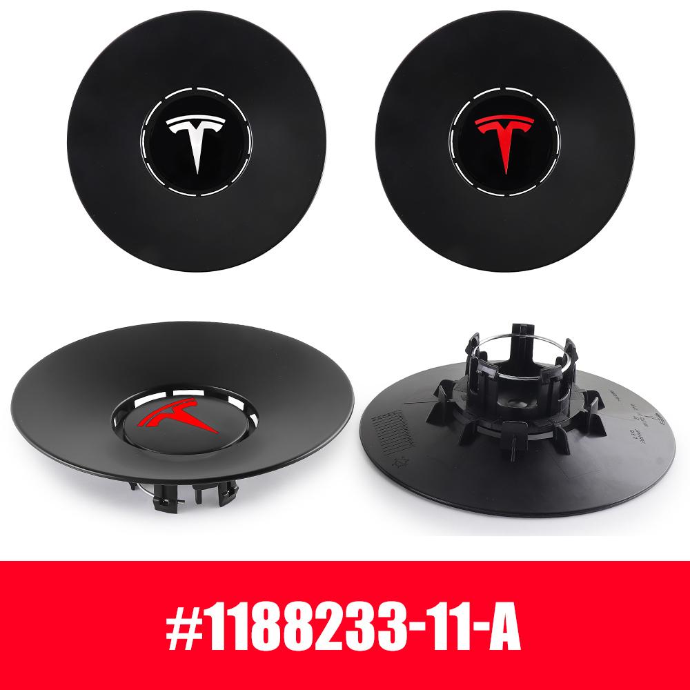 CYM5  4pcs/set For Tesla Model Y 2021-2023 Athletic Hubcaps Wheel Center Caps Hub Covers Auto Hubcap Badge Car Decoration Accessories