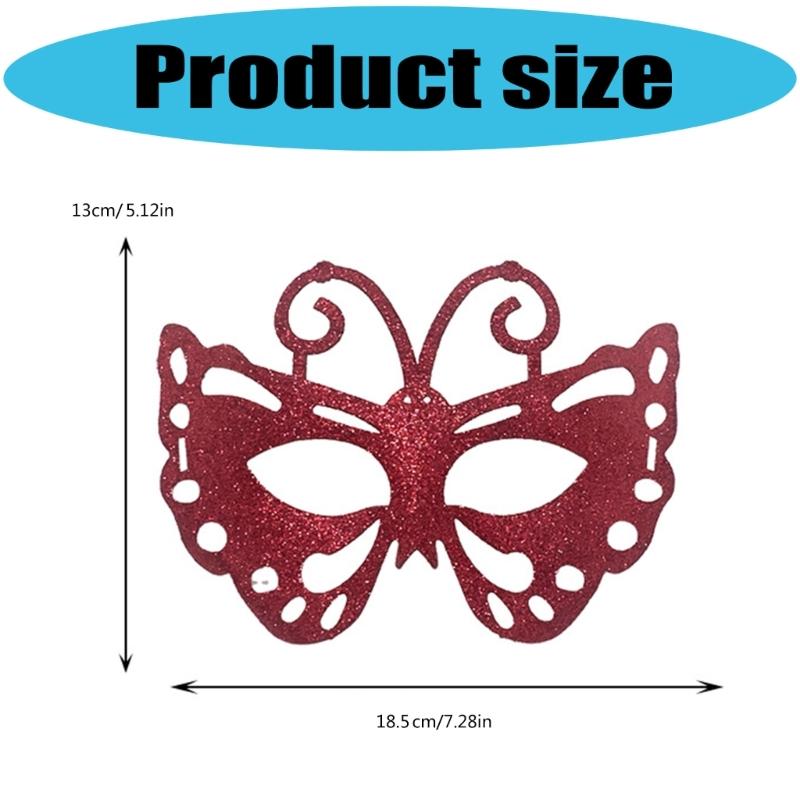 Butterfly Mask Eyemask Masquerade Mask Halloween Cosplay Costume Accessory Venetians Mask Mardi Gras Mask for Women Girls
