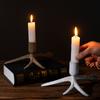 Nuevo Producto Adornos Candelabro Astas Retro Animales Hogar Candelabro de Escritorio Hogar Artesanías Decorativas de Resina