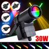 Mini RGBW LED Pinspot Stage Light DMX512 Colorfull Disco Beam for DJ Party KTV Mirror Ball Pin Spotlights
