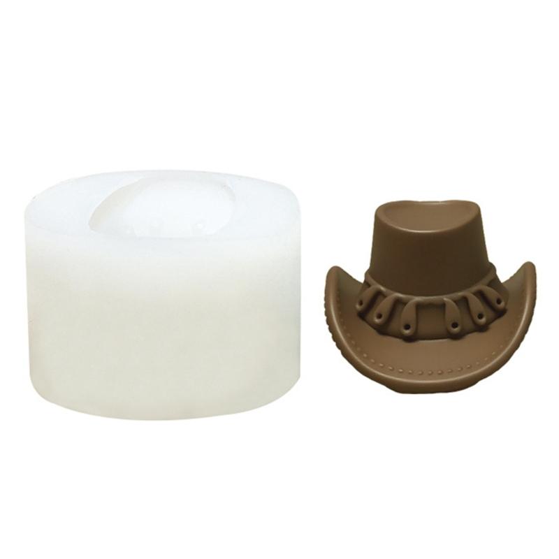 Cowboy Hat Silicone Mould for Plasters Craft Food Grade Materials Art Projects