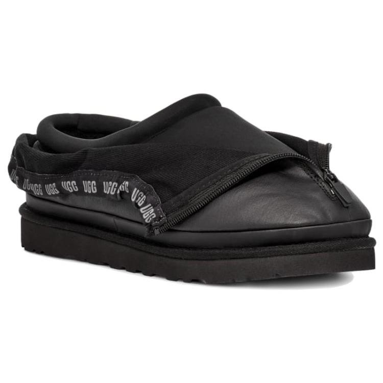 UGG Tasman Shroud Zip Slipper Black 1144114-BLK