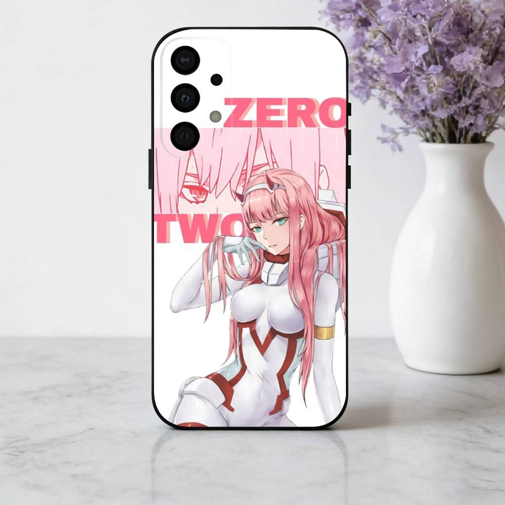 D-Darling In The F-Franxx Z-Zero Two Phone Case For Samsung Galaxy A73,A72,A71,A70,A53,A52,A51,Soft Silicone Black Cover