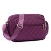 Lattice Embroidered Nylon Crossbody Bag Large Capacity Woman Messenger Bag  Outdoor