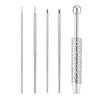 Set di Pinze Strumenti per Piercing Gioielli per il Corpo in Acciaio Inossidabile per Anelli per Orecchio Naso Labbra con Perni a Vite e Senza Filettatura