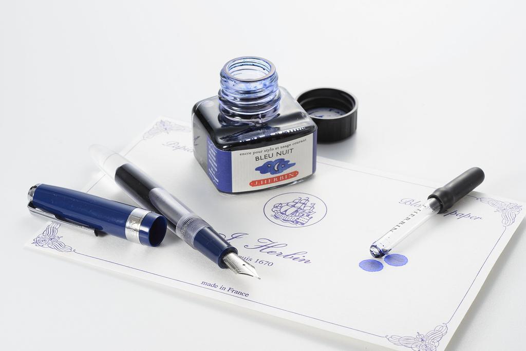 Herbin Tempet Fountain Pen Box Orange Hb21757