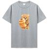 Tennis Teddy Cartoon Bear Tshirt Summer Cotton T Shirt Unisex Short Sleeve Oneck Tee Shirt Unisex Summer Girl Fashion Streetwear