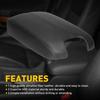 For Honda Accord 2008-2012 Sedan Coupe Armrest Console Black Leather Cover EOA