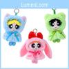 Blossom Girls Whoopass Detachable Cape Cartoon Plush Pendant Keychain Ornament