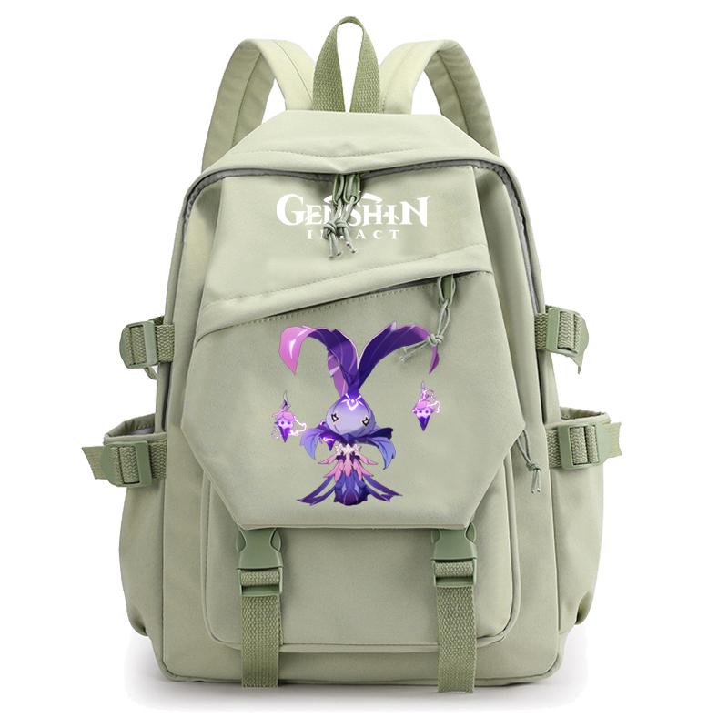 Anime Game Travel Backpack Printed Canvas Backpack for Boy Girl School Bag Students Women Large Capacity Bookbag Usb Charging Kids Gifts
