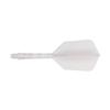CUESOUL ROSTAK57 T19 Series Dual Material Mixed Shaft Integrated Flight Slim Shape Series Set of 3 Two-tone (White)