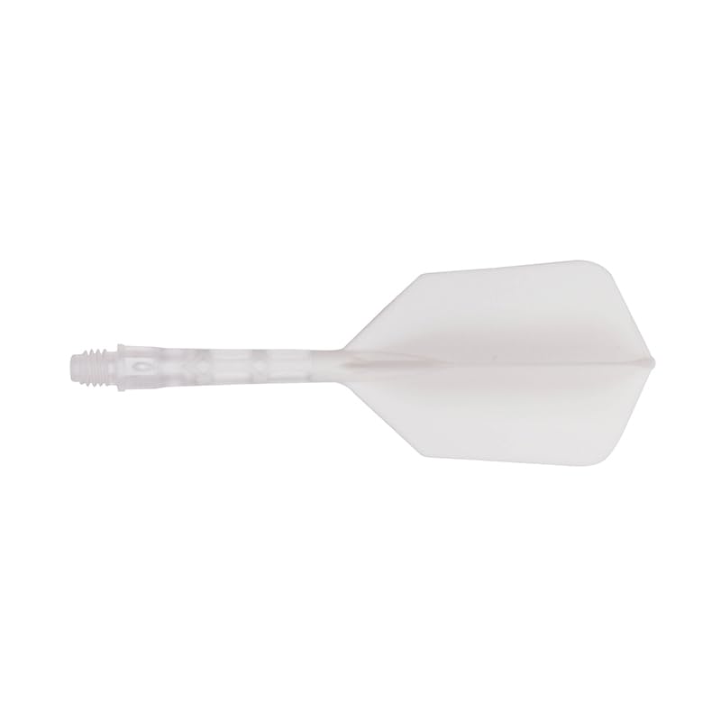 CUESOUL ROSTAK57 T19 Series Dual Material Mixed Shaft Integrated Flight Slim Shape Series Set of 3 Two-tone (White)