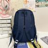 Color Block Backpack Large Capacity Student Schoolbag