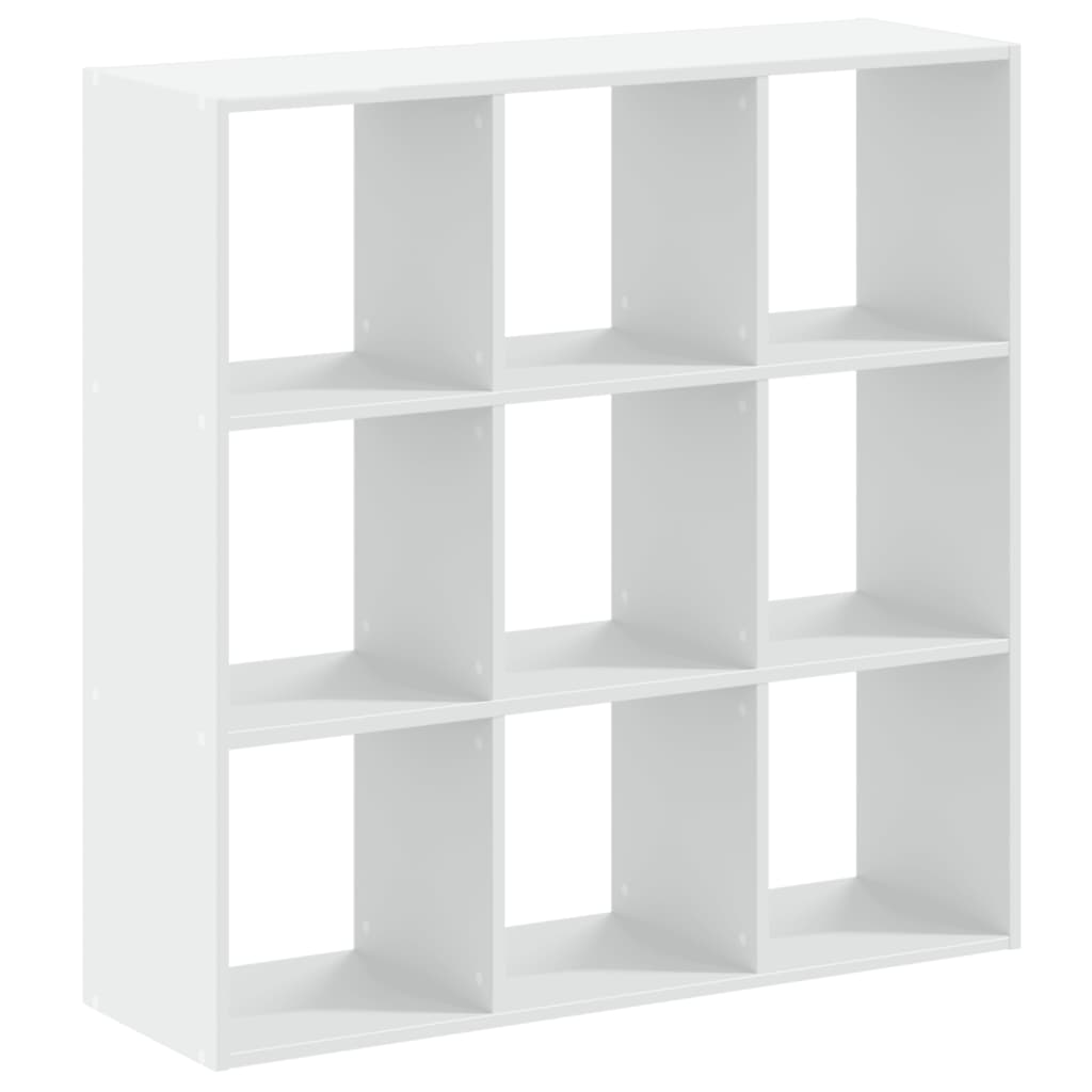 Bookshelf White 102 x 32 x 102 cm Particleboard