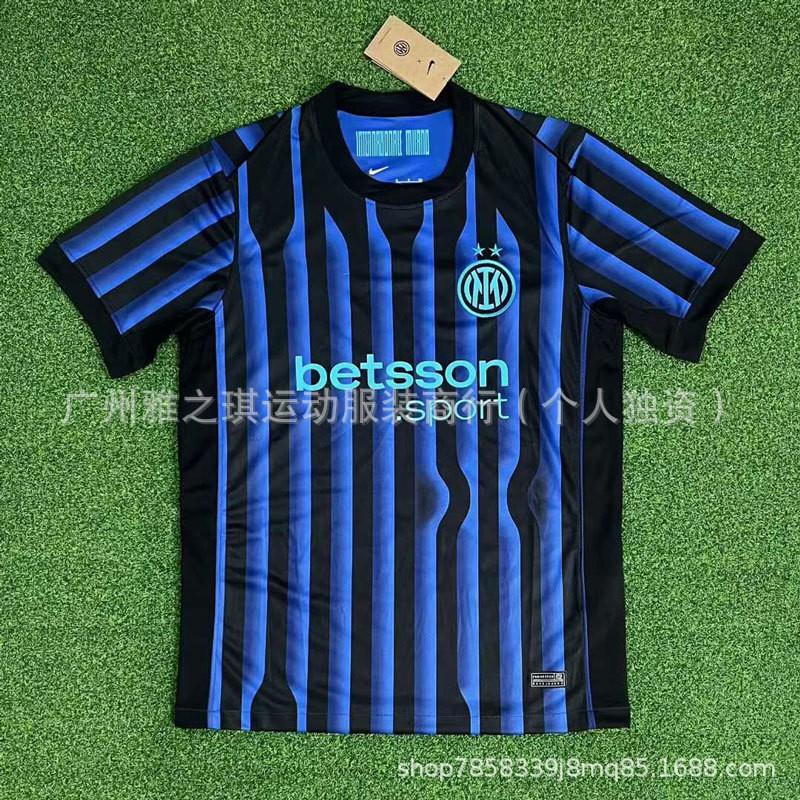 2026 2027 Inter Milan Home Jersey Men Short Sleeve Football Shirt Turam Barella Lautaro 10 Striped Soccer Uniform
