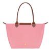 Longchamp Shoulder Bag Le Pliage Original Printed Logo Logo Snap Button Closure Polyamide Tote Tote Shopping Handbag Women's Marshmallow L2605089P92