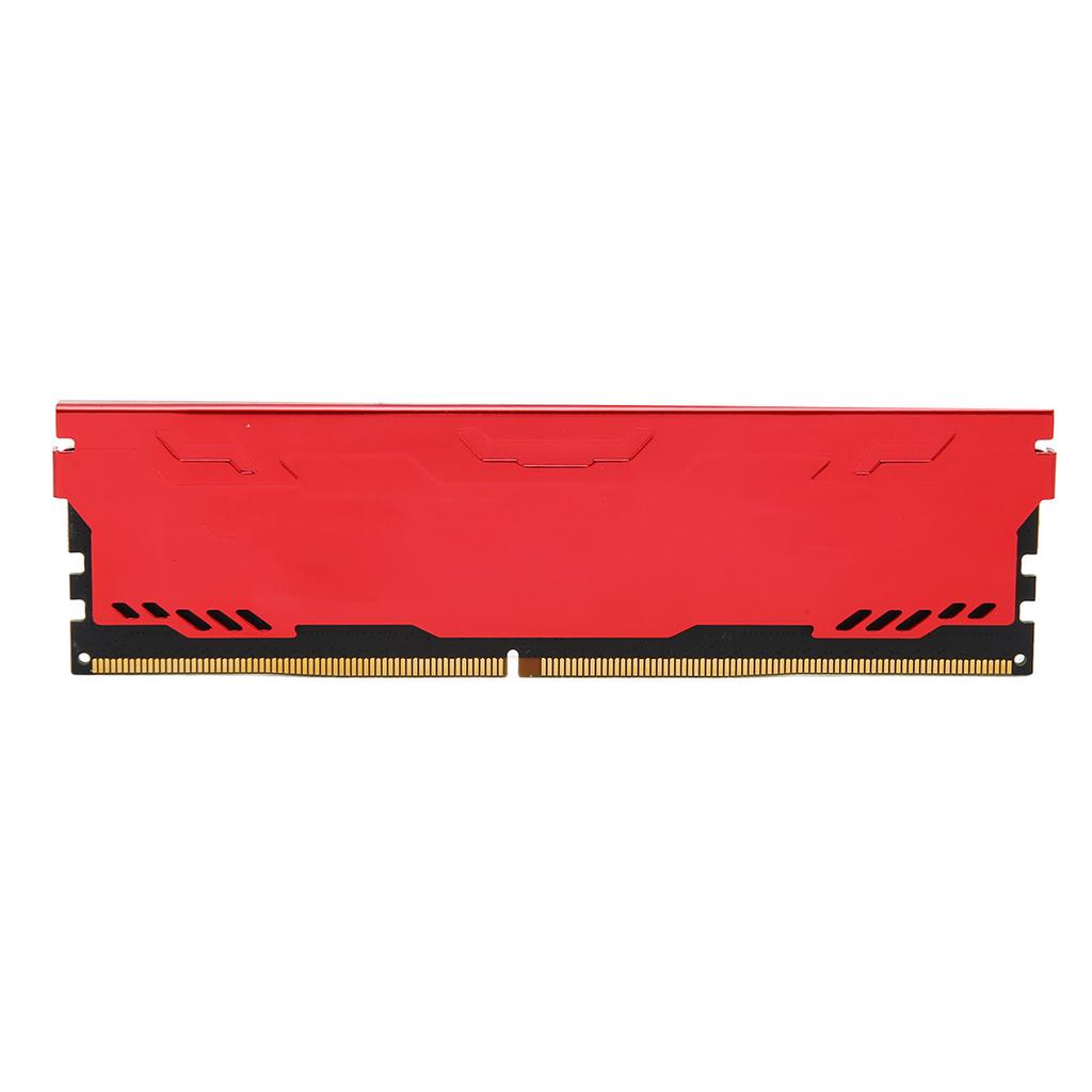 Desktop Memory Module Red DDR4 2666MHz 21300 Bandwidth Aluminium Alloy Gaming RAM for Computer Chassis Upgrade