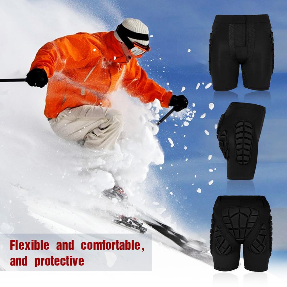 Unisex Hüftpolster Schützer Shorts Anti-Rutsch 0,6 Zoll Dicke Steißbein Schutz Shorts Atmungsaktiv für Ski Eislaufen Snowboard