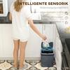 15L Sensor Bin, Automatic Touchless Kitchen Bin, Easy Clean, Battery Operated for Home Office, Bedroom, Bathroom, Grey