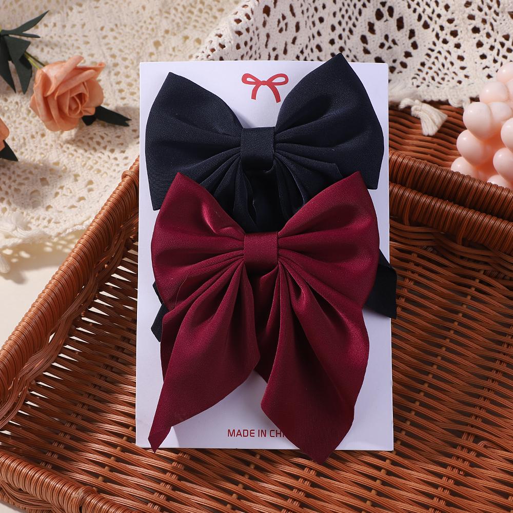 RAINBOW BOWS 2PCS/Lot Grosgrain Ribbon Hair Bows Boutique Hair Clip for Girls Hairgrips New Headwear Kids Hair Accessories Gift