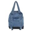 High Capacity Denim Patchwork Zipper Large Size Fashion Backpacks 2026 Hot Sale Sewing Thread Versatile Youth Women's Handbags