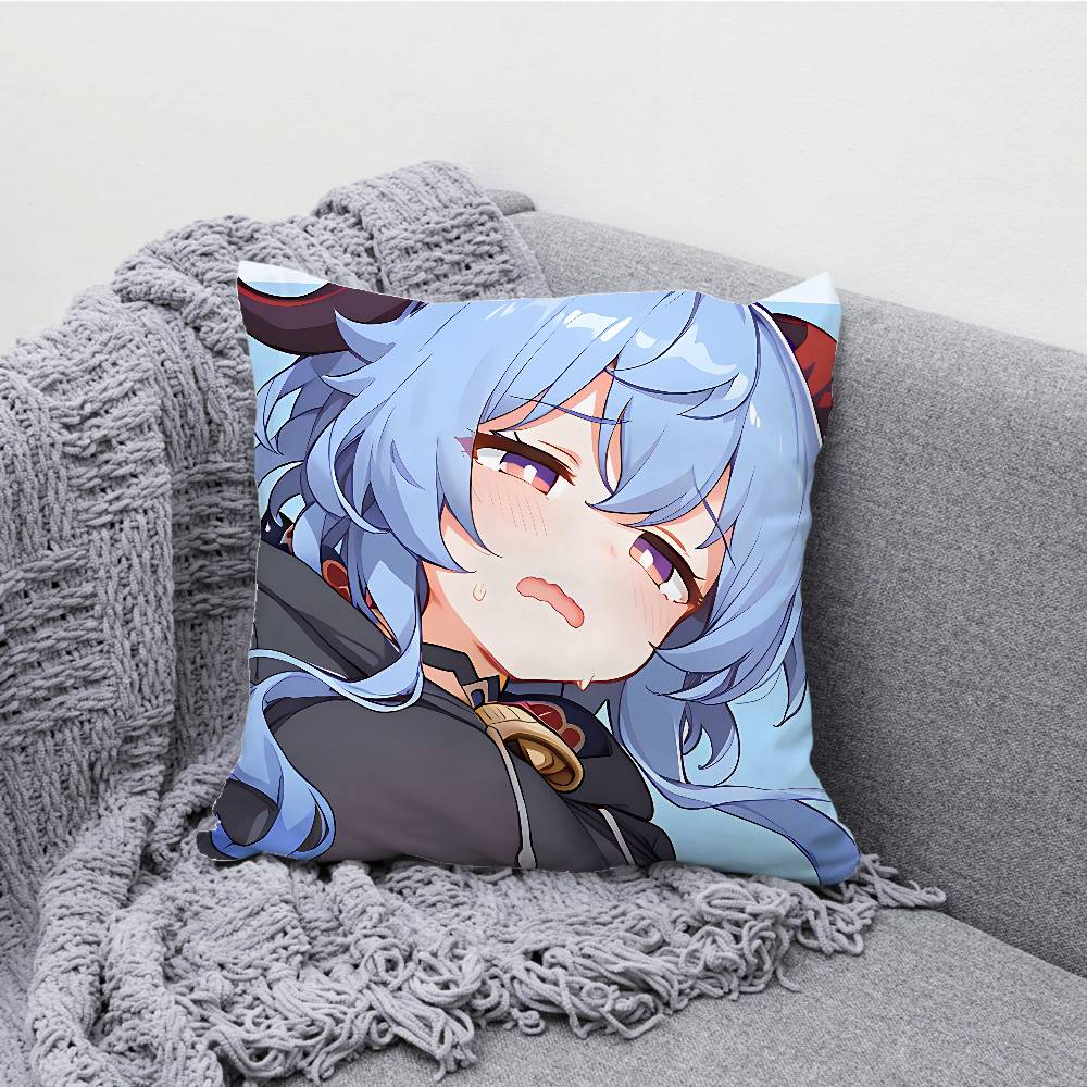 Ganyu Pillow Case For Sofa Decor Car Office Room Printing Cushion Cover Decorations and Protector